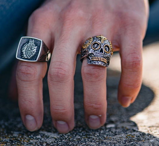 Calavera Sugar Totenkopf Ring