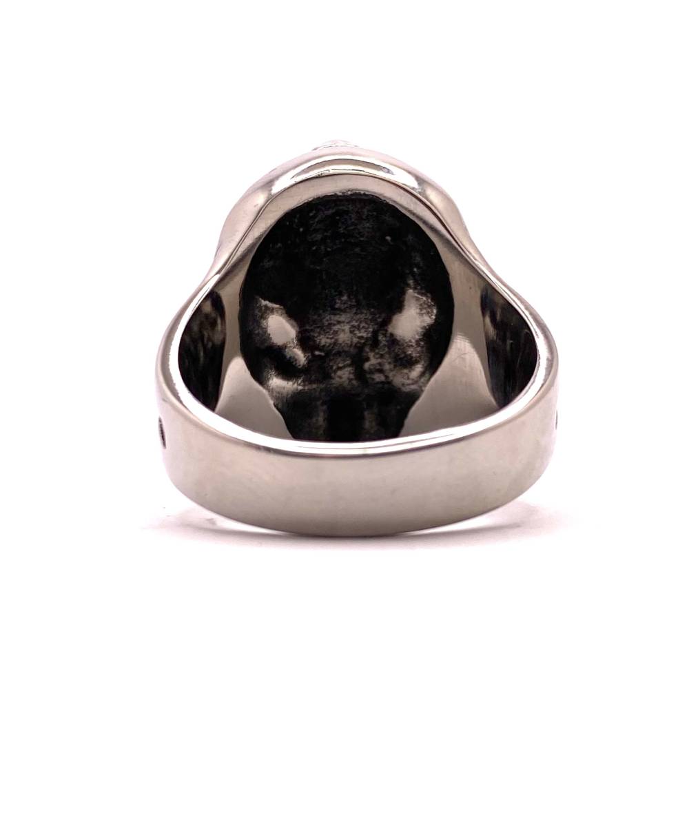 Pharao Totenkopfring aus Edelstahl