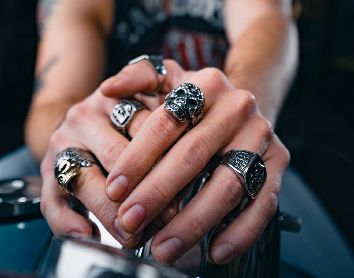 Ringe auf den Fingern