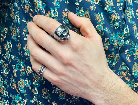 Mortis Rex Totenkopfring