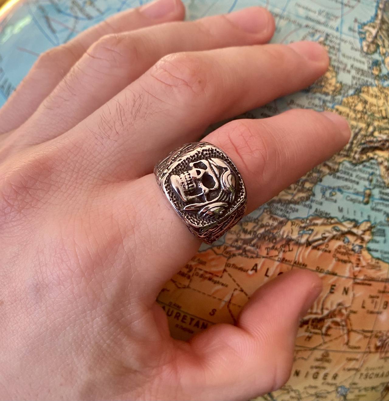 Pilot Totenkopf Ring