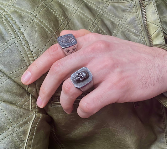 Ragetti Totenkopfring