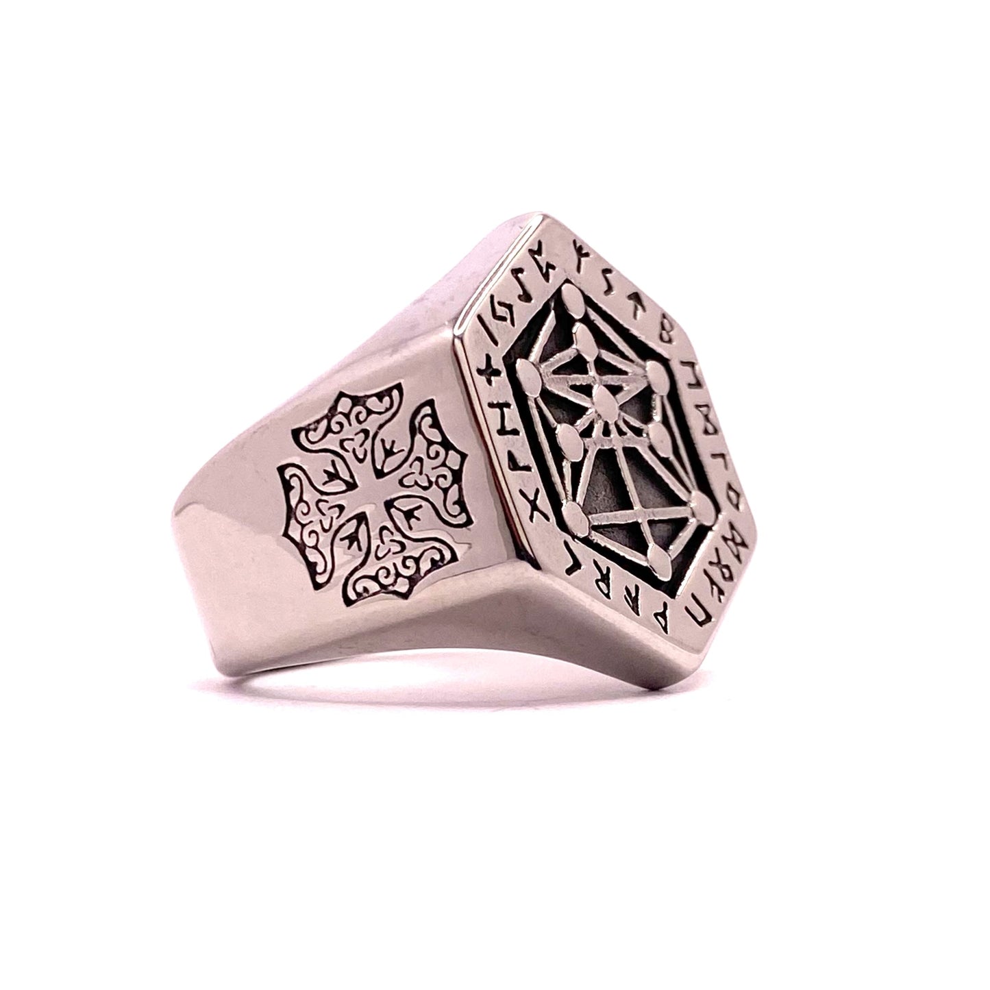 vegvisir-viking-compass-3-ring-halb-rechts