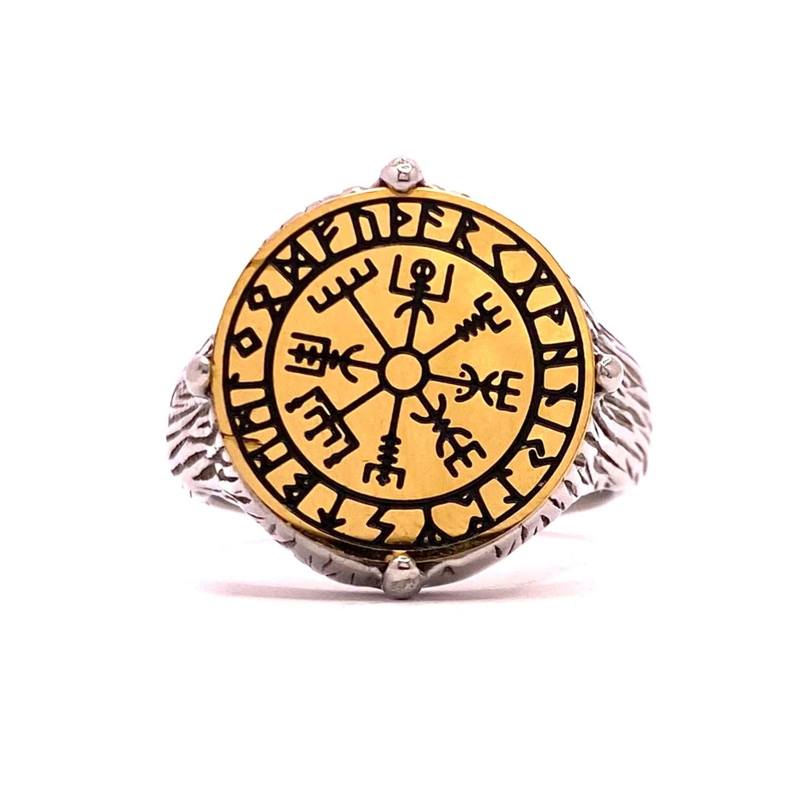 AnzeigeVegvisir Wikinger Kompass Nordisch Runenkreis Valknut